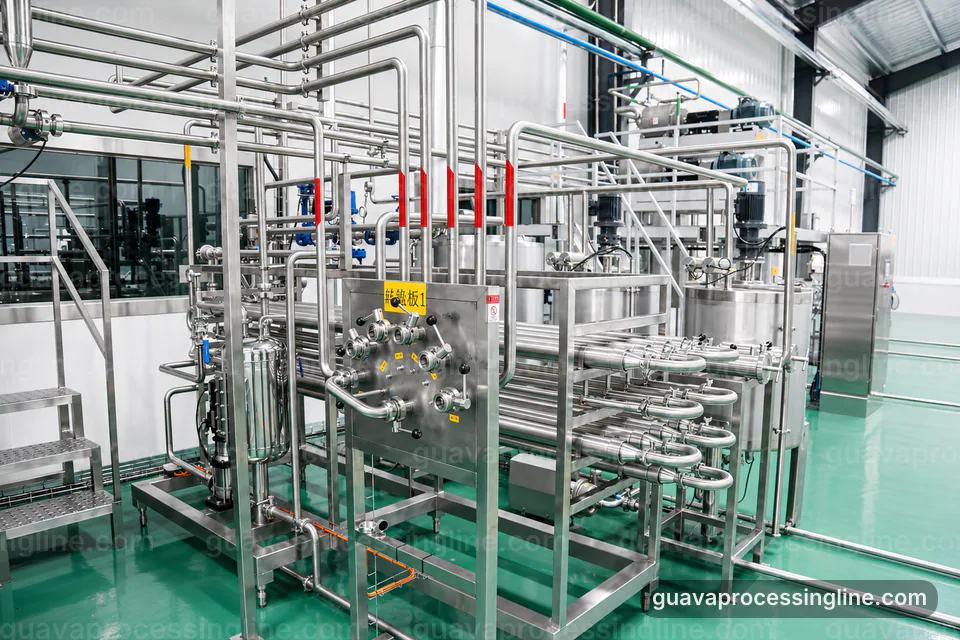 industrial guava puree processing line, buying considerations: staged guava refiner operating stage
