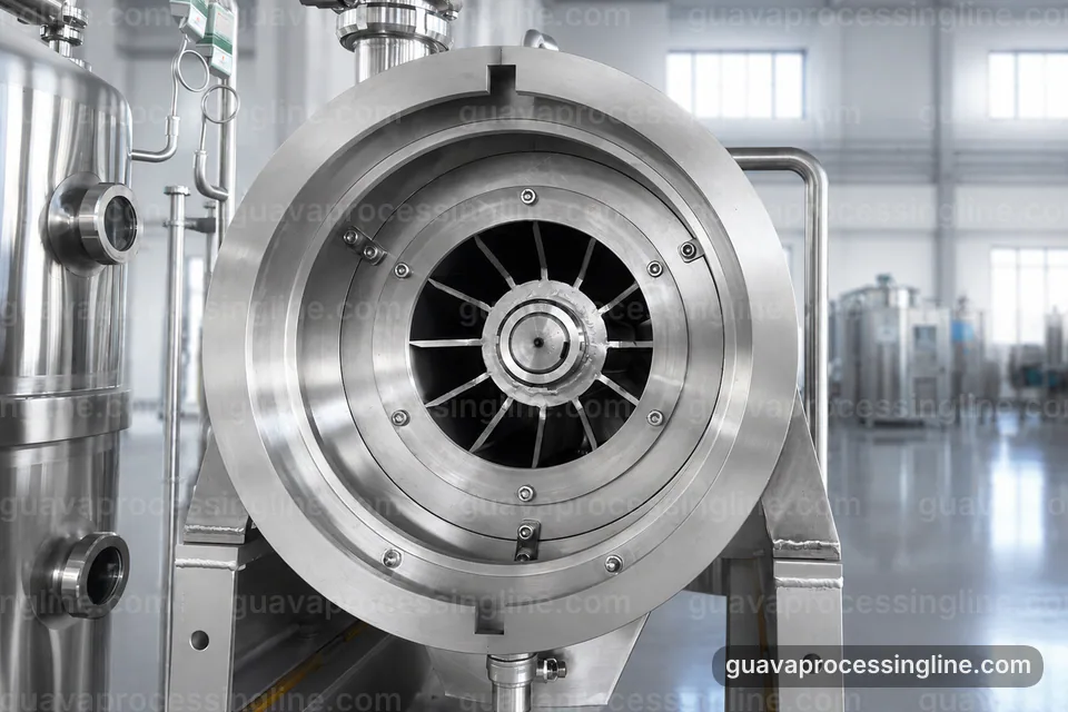 industrial guava puree processing line, common buyer questions: pulping with staged seed refinement section operating stage