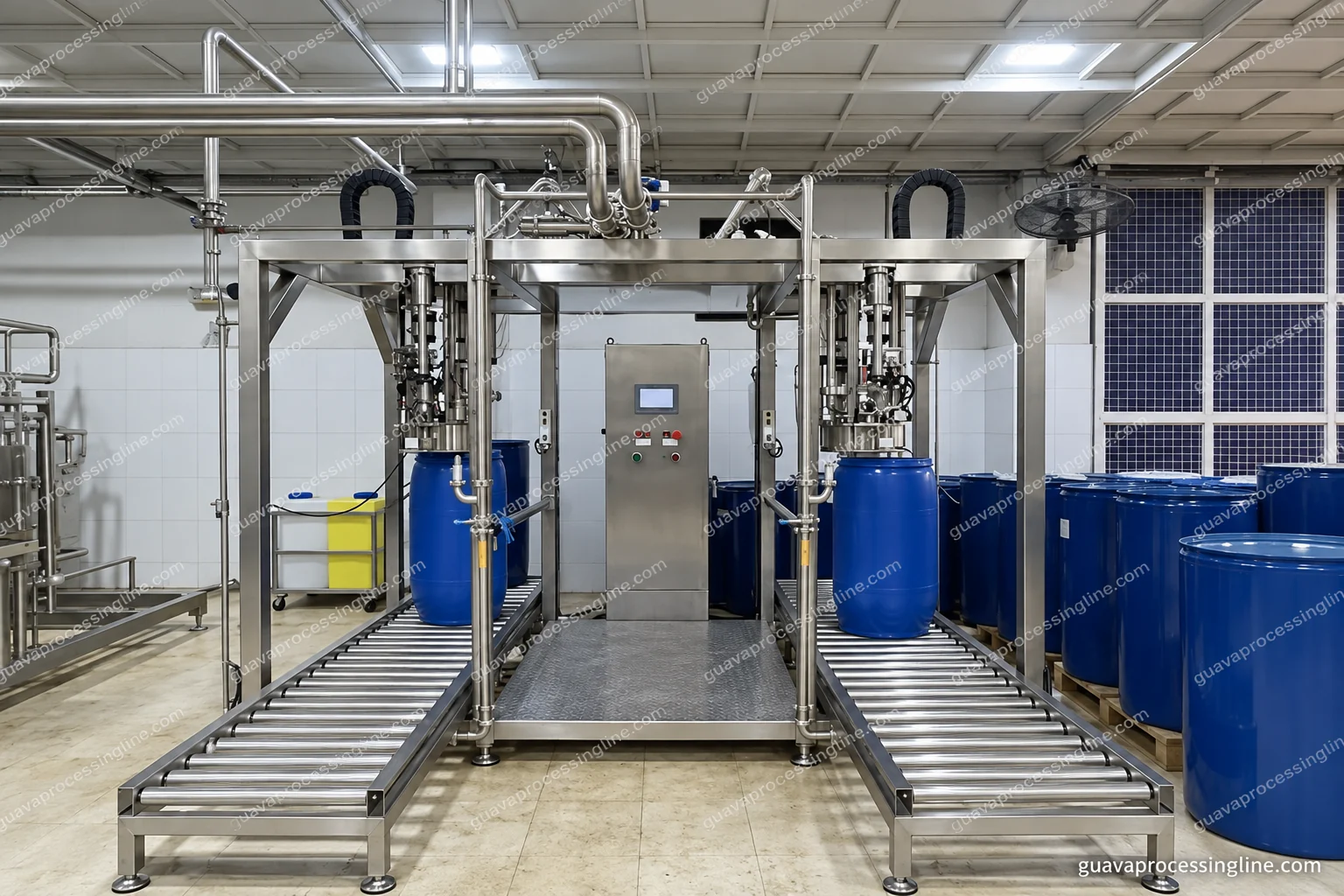 Aseptic Bag Filler for Guava Pulp