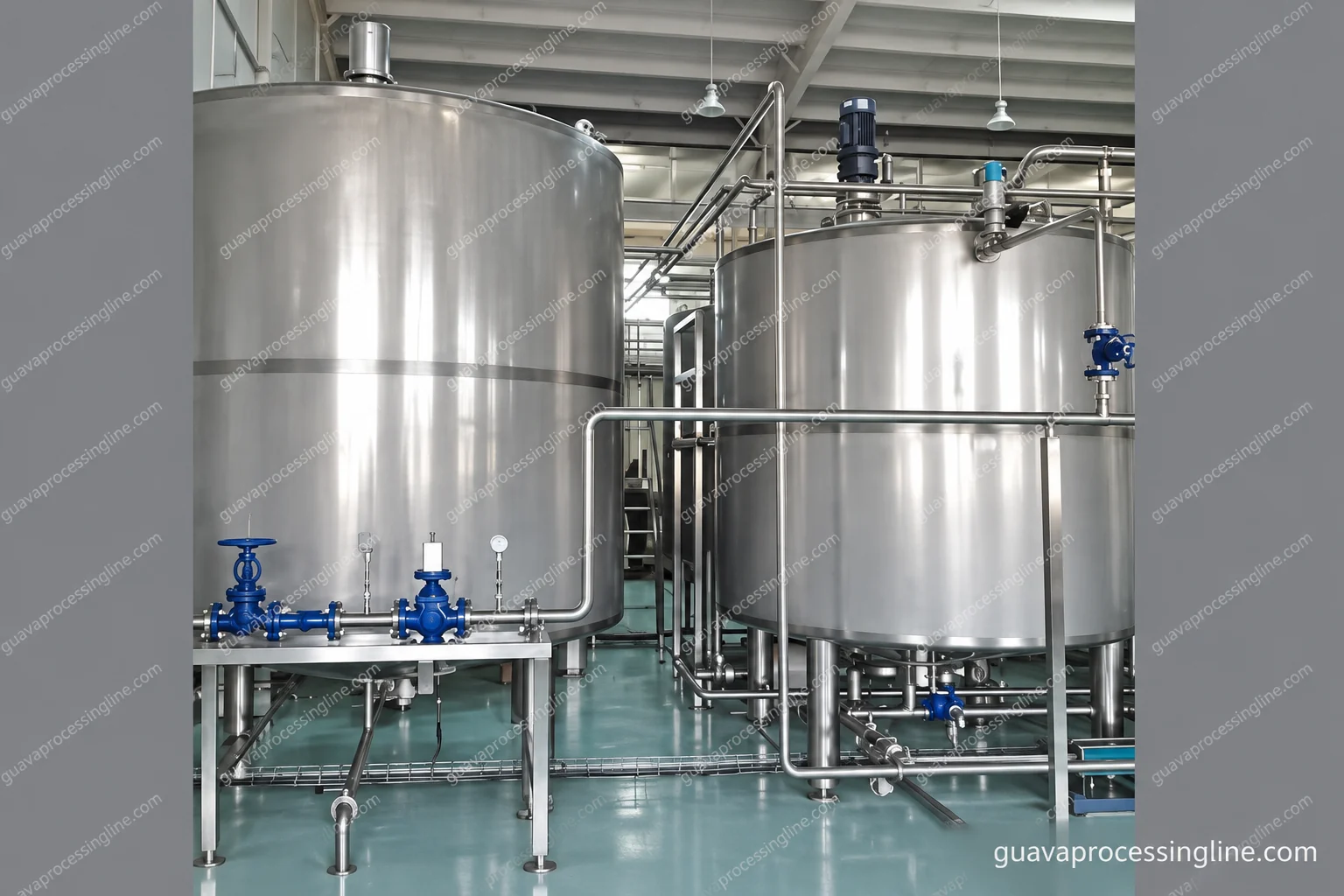 Guava Pulp Buffer Tanks