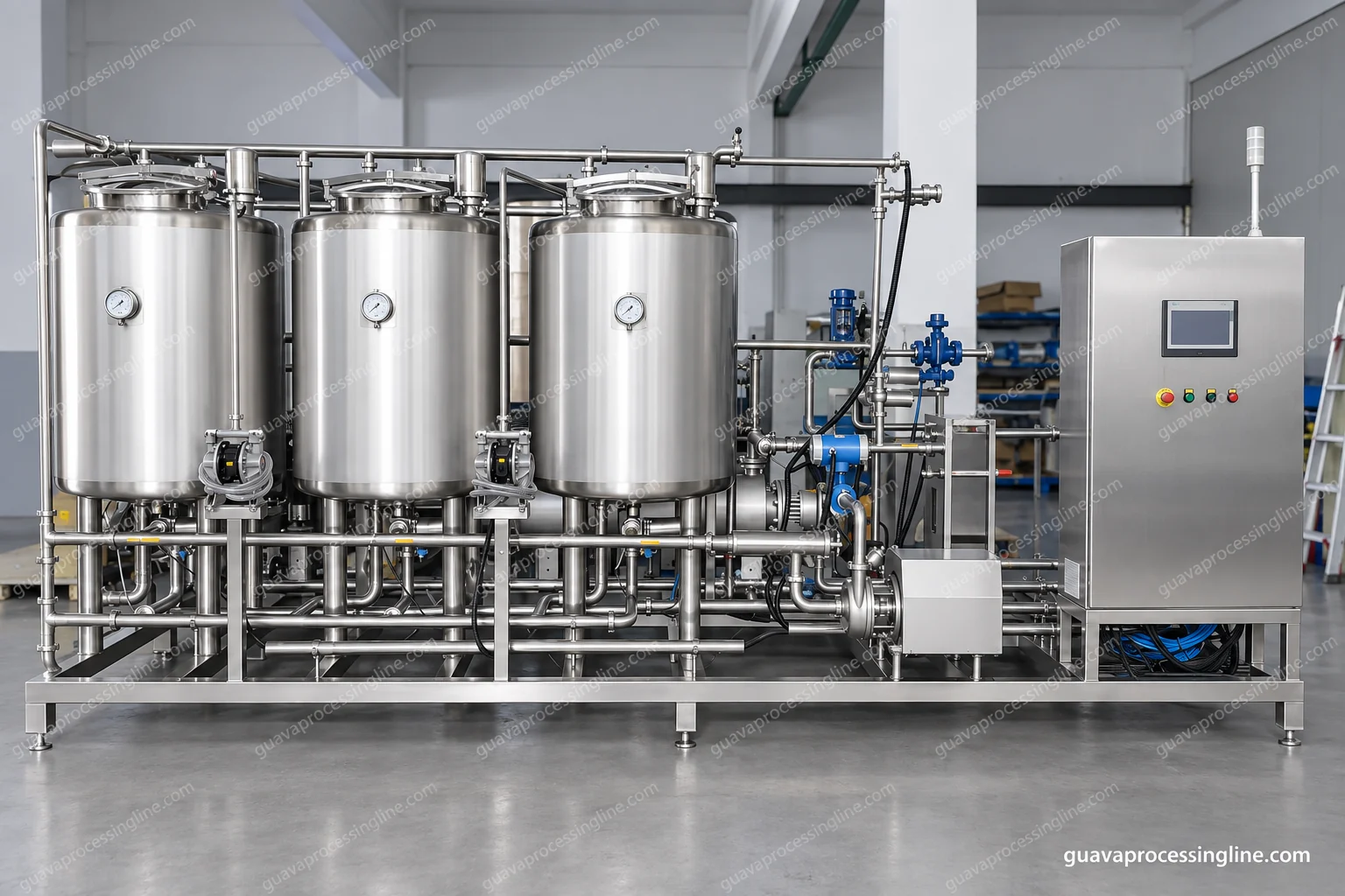 CIP System for Guava Pulp Circuits